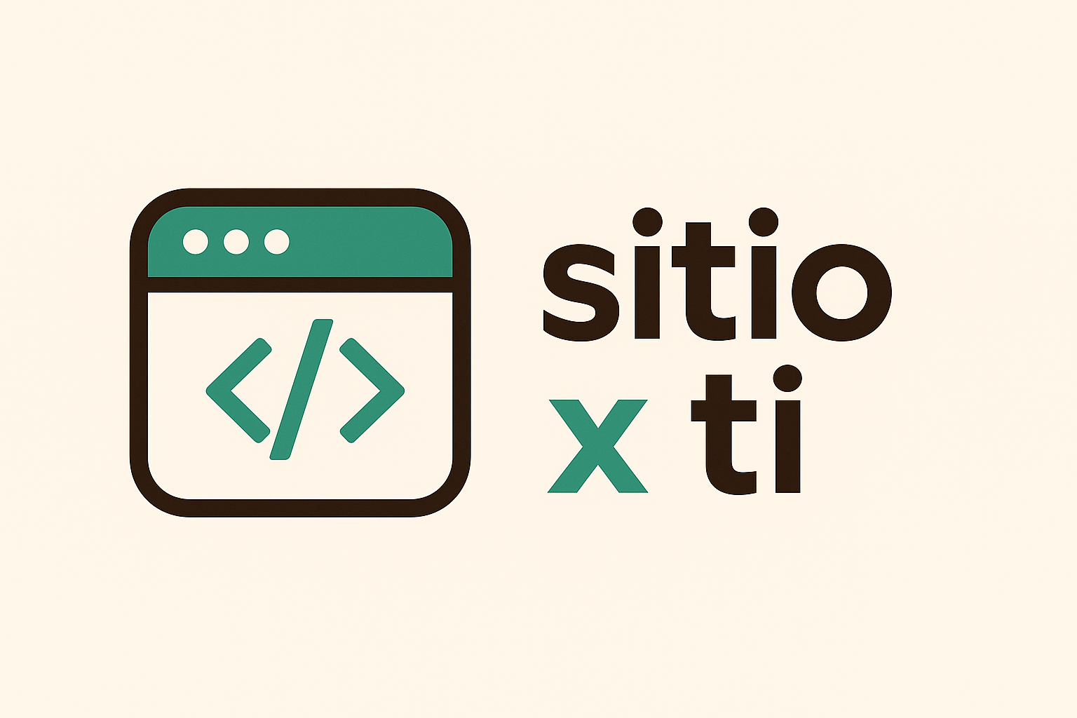 Logo Sitio x Ti
